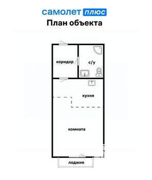 Студия квартира, вторичка, 26м2, 2/26 этаж