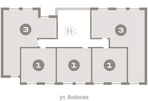 1-к квартира, вторичка, 40м2, 4/8 этаж