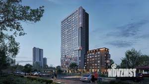 1-к квартира, строящийся дом, 42м2, 3/25 этаж