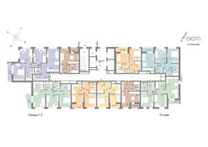 3-к квартира, строящийся дом, 88м2, 15/25 этаж