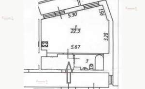 Студия квартира, вторичка, 30м2, 2/14 этаж