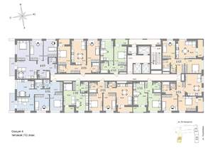 3-к квартира, вторичка, 74м2, 21/25 этаж