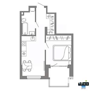 1-к квартира, вторичка, 40м2, 11/32 этаж