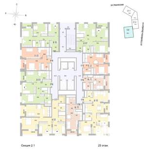 Студия квартира, вторичка, 21м2, 23/24 этаж