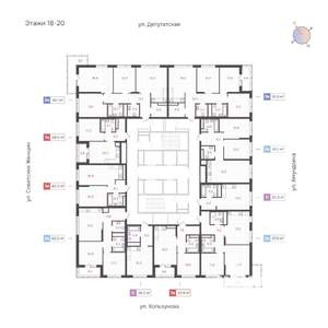 1-к квартира, вторичка, 38м2, 19/31 этаж