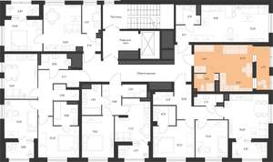 Студия квартира, строящийся дом, 25м2, 3/18 этаж
