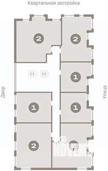 1-к квартира, вторичка, 43м2, 9/16 этаж