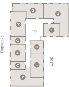 3-к квартира, вторичка, 87м2, 2/9 этаж