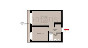 2-к квартира, вторичка, 45м2, 2/9 этаж