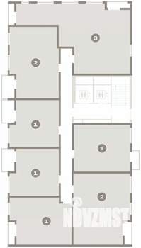 1-к квартира, вторичка, 52м2, 4/16 этаж