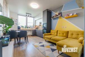 2-к квартира, вторичка, 63м2, 22/25 этаж
