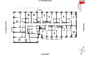 2-к квартира, вторичка, 59м2, 5/25 этаж