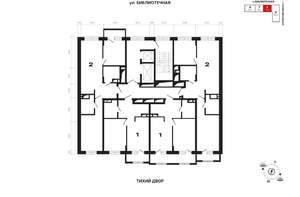 1-к квартира, вторичка, 43м2, 3/25 этаж