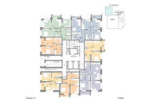 1-к квартира, вторичка, 49м2, 9/25 этаж