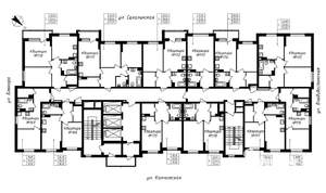 2-к квартира, строящийся дом, 58м2, 15/25 этаж