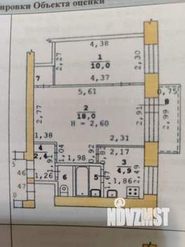 2-к квартира, вторичка, 40м2, 2/5 этаж