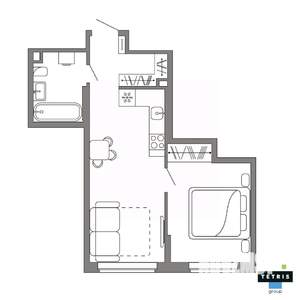 2-к квартира, вторичка, 39м2, 24/32 этаж