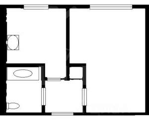 1-к квартира, вторичка, 30м2, 5/5 этаж