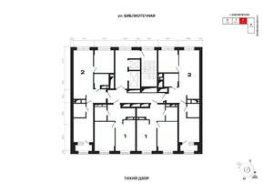 1-к квартира, вторичка, 40м2, 11/25 этаж