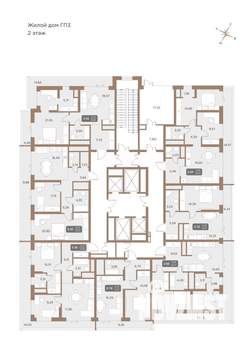 3-к квартира, вторичка, 69м2, 2/24 этаж