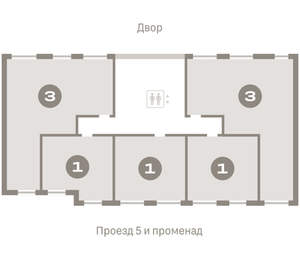 1-к квартира, вторичка, 40м2, 2/9 этаж