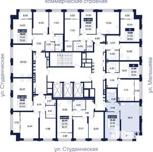 1-к квартира, вторичка, 41м2, 8/31 этаж