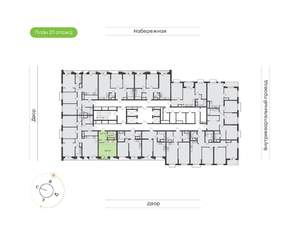 1-к квартира, вторичка, 29м2, 21/24 этаж