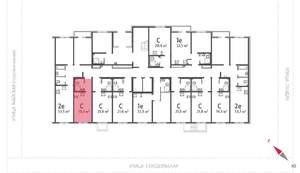 Студия квартира, вторичка, 19м2, 1/8 этаж