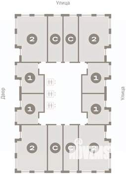 1-к квартира, вторичка, 33м2, 15/25 этаж