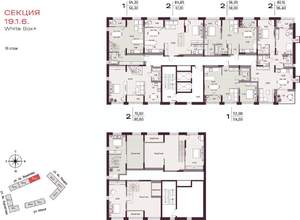 Студия квартира, вторичка, 85м2, 16/25 этаж