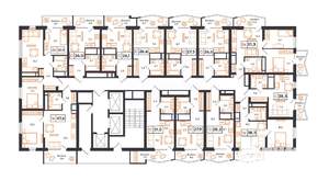 2-к квартира, вторичка, 52м2, 10/21 этаж