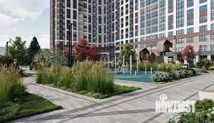 1-к квартира, строящийся дом, 43м2, 22/31 этаж