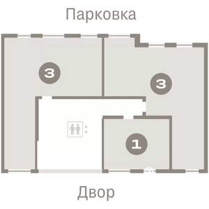 1-к квартира, вторичка, 35м2, 8/9 этаж
