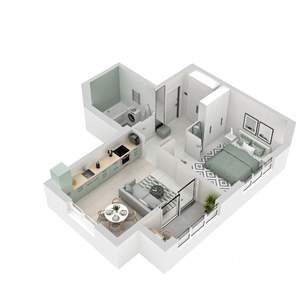 1-к квартира, вторичка, 40м2, 9/33 этаж