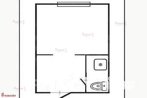 Студия квартира, вторичка, 18м2, 1/5 этаж