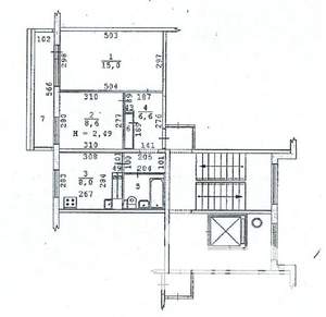 2-к квартира, вторичка, 42м2, 8/9 этаж