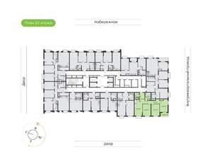 3-к квартира, вторичка, 77м2, 22/24 этаж