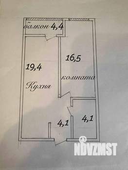 1-к квартира, вторичка, 46м2, 8/32 этаж