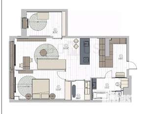 3-к квартира, вторичка, 81м2, 17/23 этаж