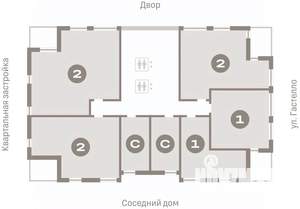 2-к квартира, вторичка, 86м2, 13/16 этаж