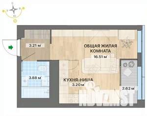 Студия квартира, вторичка, 29м2, 28/29 этаж