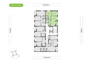 2-к квартира, вторичка, 63м2, 9/17 этаж