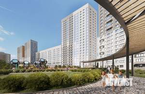 2-к квартира, строящийся дом, 54м2, 5/22 этаж