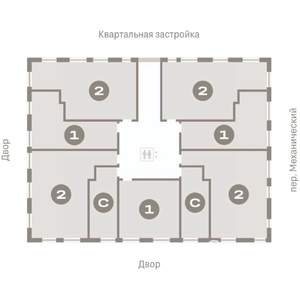 1-к квартира, вторичка, 44м2, 3/8 этаж