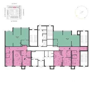 3-к квартира, вторичка, 89м2, 1/25 этаж