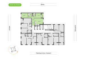 2-к квартира, вторичка, 65м2, 4/17 этаж