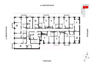 1-к квартира, вторичка, 45м2, 3/25 этаж