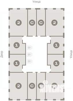 Студия квартира, вторичка, 33м2, 10/25 этаж