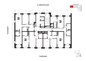 2-к квартира, вторичка, 60м2, 13/25 этаж