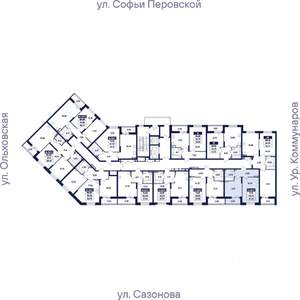 1-к квартира, вторичка, 40м2, 4/17 этаж